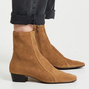 Rachel Comey Whiskey/Cognac Suede Cove Ankle Boots US6.5